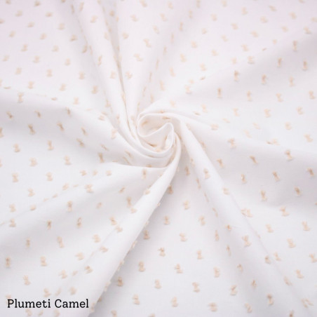 Funda de Plumeti para capazo de Nubeluna, 100% algodón y reversible.